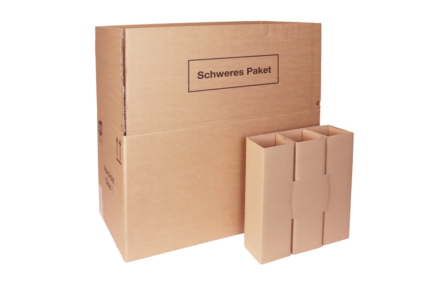 Versandkarton 18er mit 3er-Einlagen