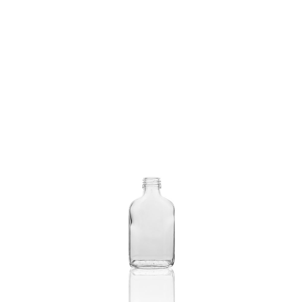 Taschenflasche 100ml weiß PP28 