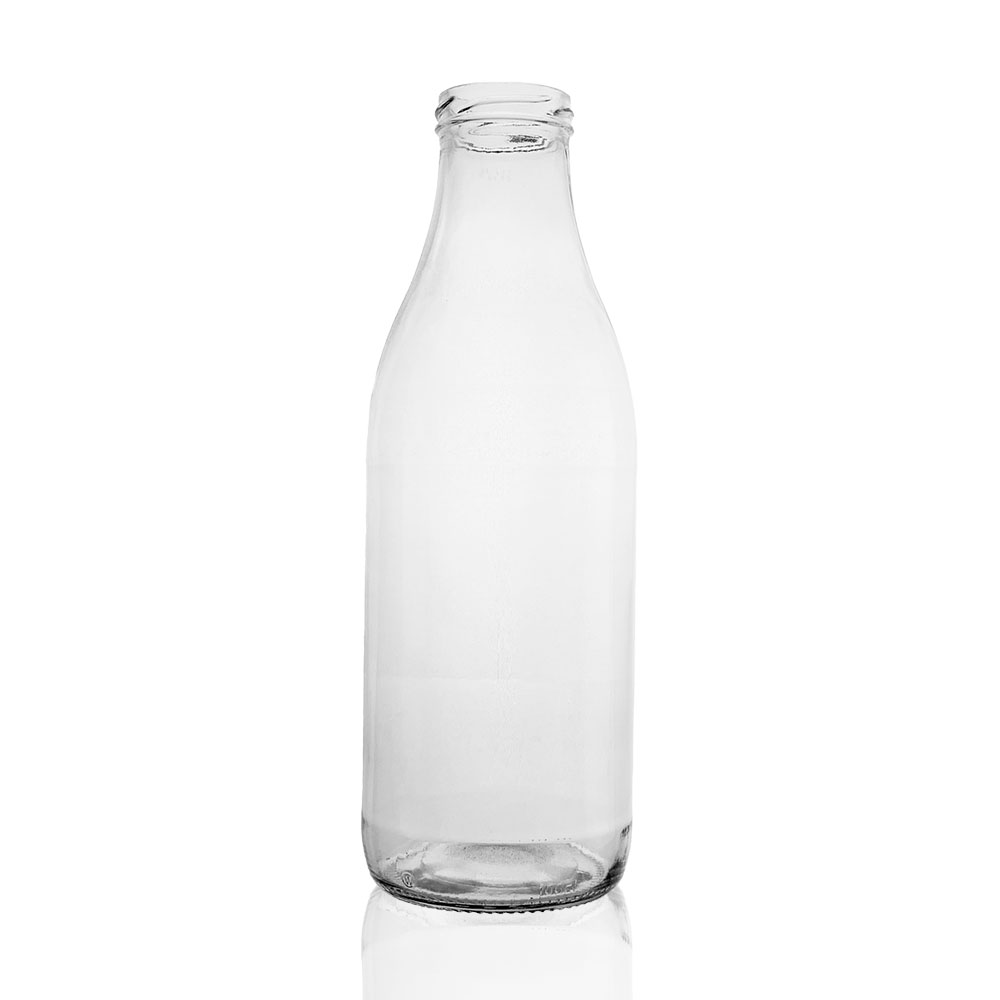 Weithalsflasche 1000 ml, TO48, Weißglas Weithalsflasche 1000 ml, TO48, Weißglas