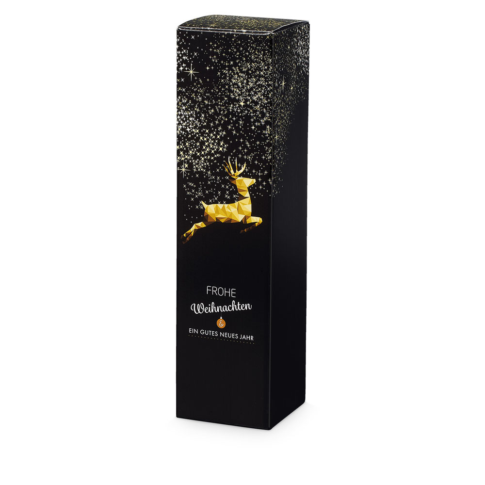 Goldhirsch, 1er Faltschachtel 355mm