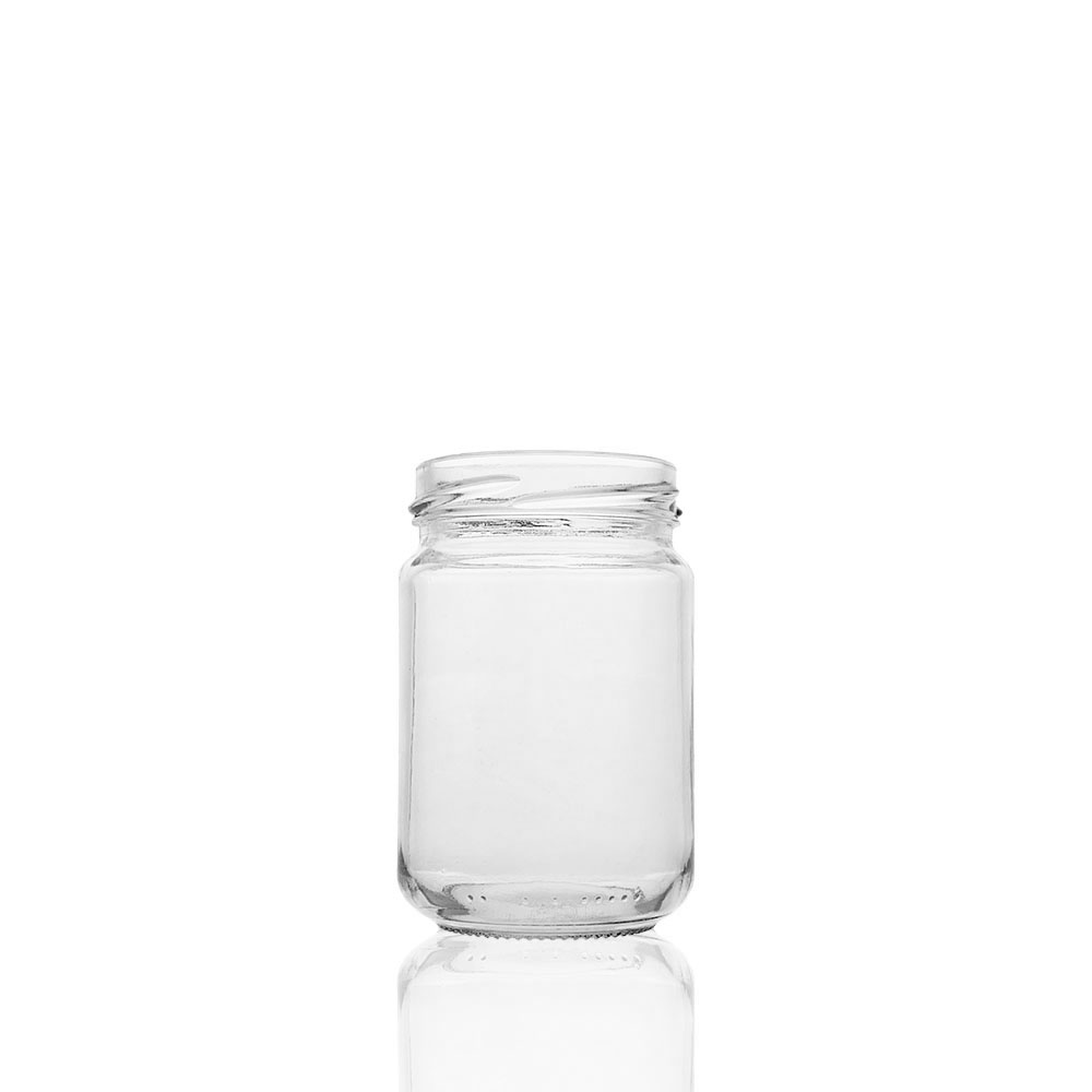 Weithalsglas 156 ml, TO53, Weißglas
