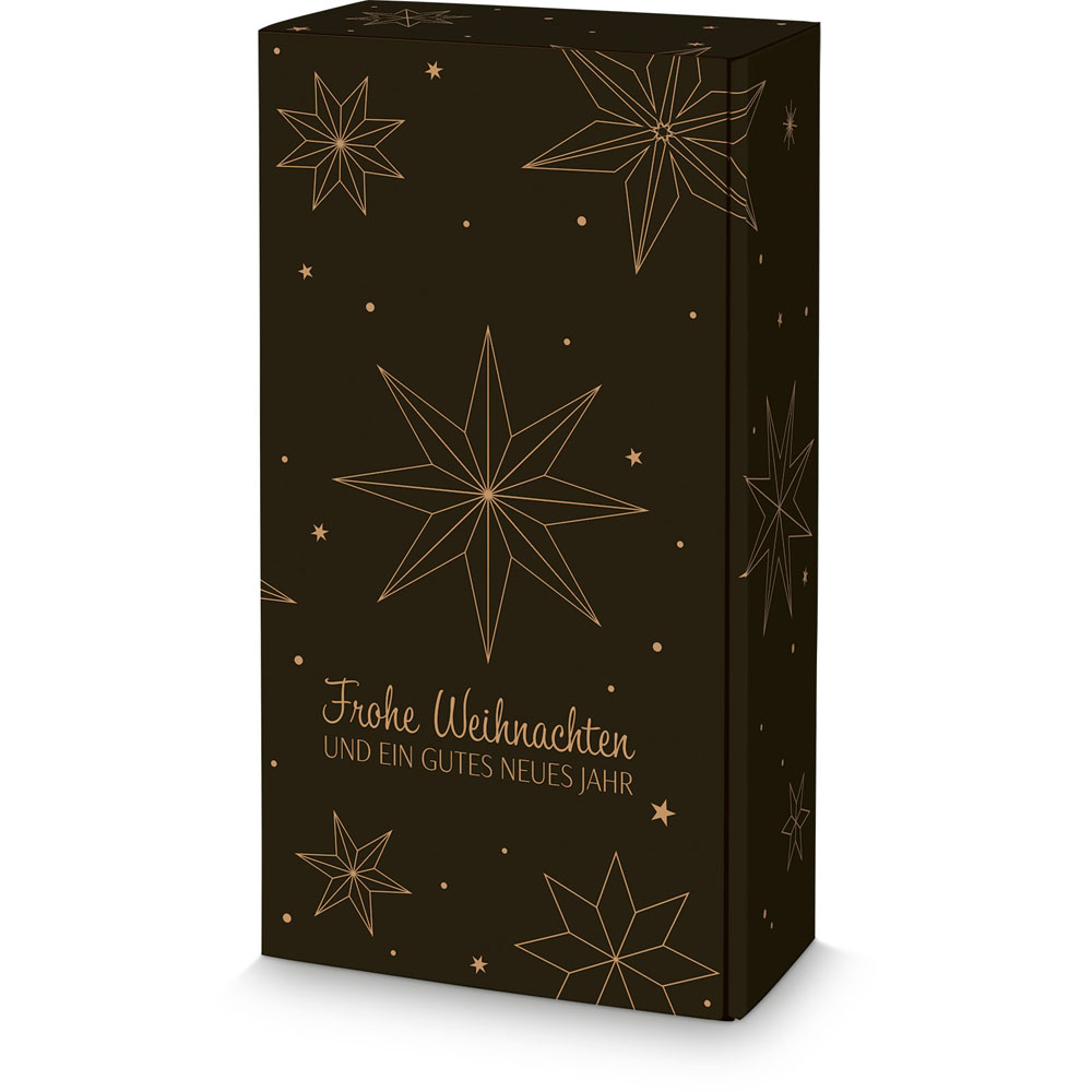 Natura Weihnachtssterne, 2er Präsentkarton 360mm