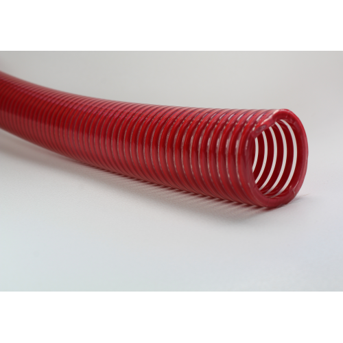 Getränkeschlauch PVC mit roter Spirale