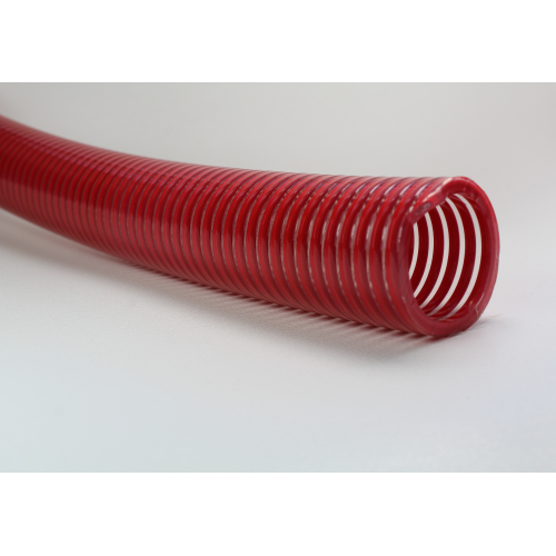 Getränkeschlauch PVC mit roter Spirale Getränkeschlauch PVC mit roter Spirale
