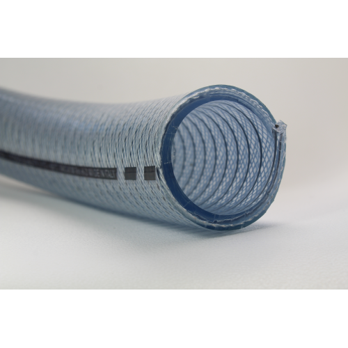 Universalschlauch mit Federstahlspirale und Gewebeeinlage Universalschlauch mit Federstahlspirale und Gewebeeinlage