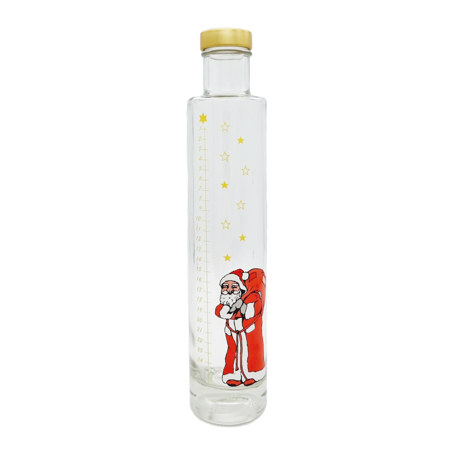 Dekoflaschen-Set "365 Tage" + gratis Weihnachtsmannflasche Dekoflaschen-Set "365 Tage" + gratis Weihnachtsmannflasche