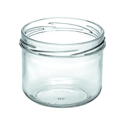 Sturzglas 250 ml, zylindrisch, TO82, Weißglas
