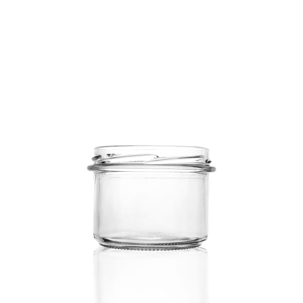 Sturzglas 235ml weiß TO82