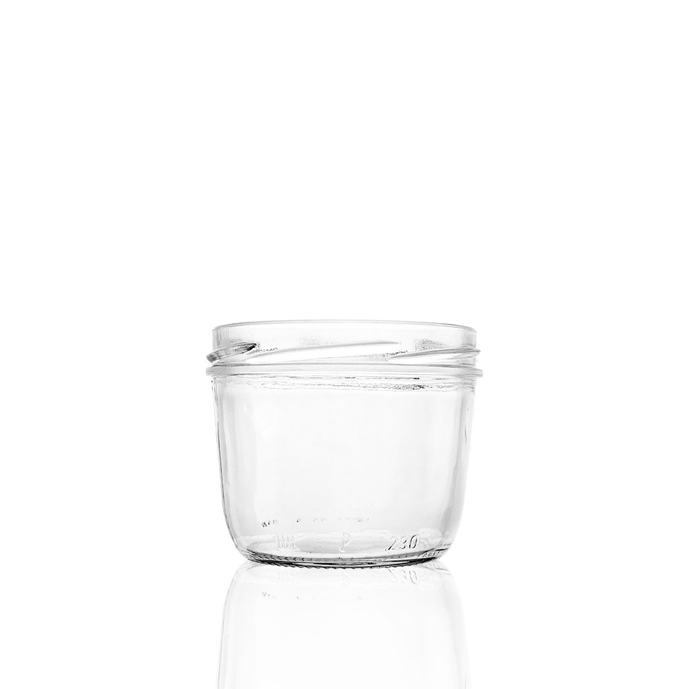 Sturz- / Wurstglas 230 ml, konisch, TO82, Weißglas