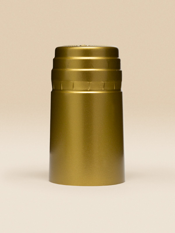Weinkapsel PVC Kombi 31,3x60mm galonengold