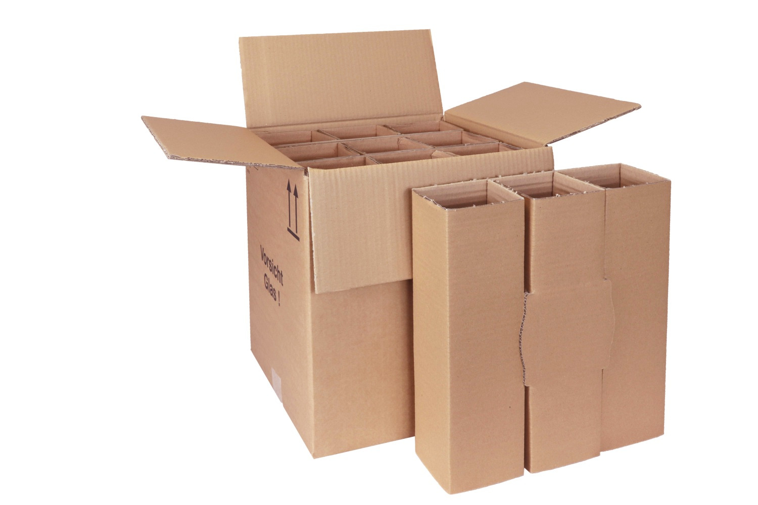 Versandkarton 9er mit Einlagen