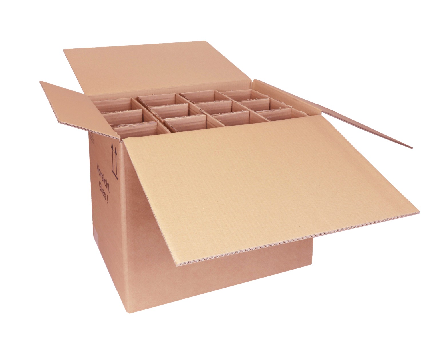 Versandkarton 12er mit Einlagen Versandkarton 12er mit Einlagen