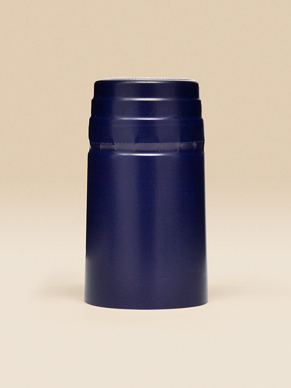 Weinkapsel PVC Kombi 31,3x60 mm Nachtblau