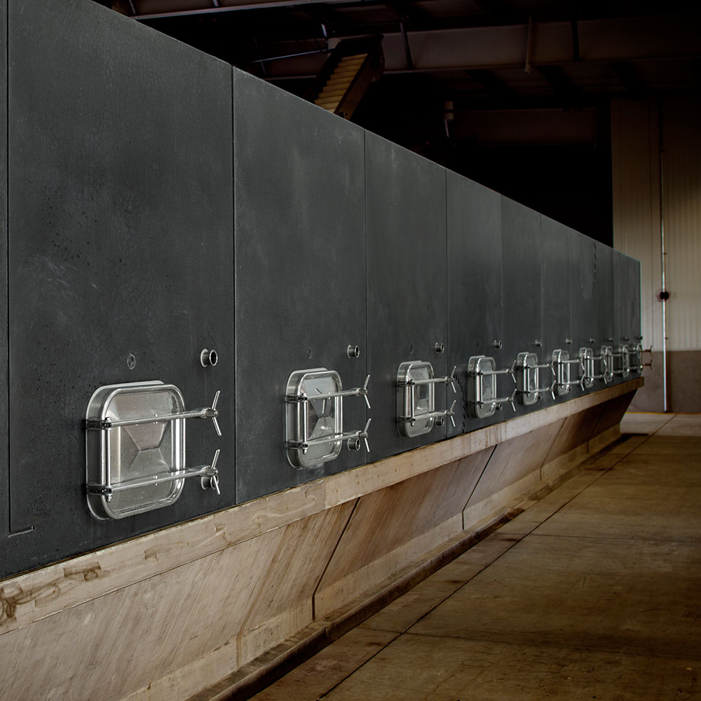 SQUARE Betontanks für Wein mit 22 und 30 hl