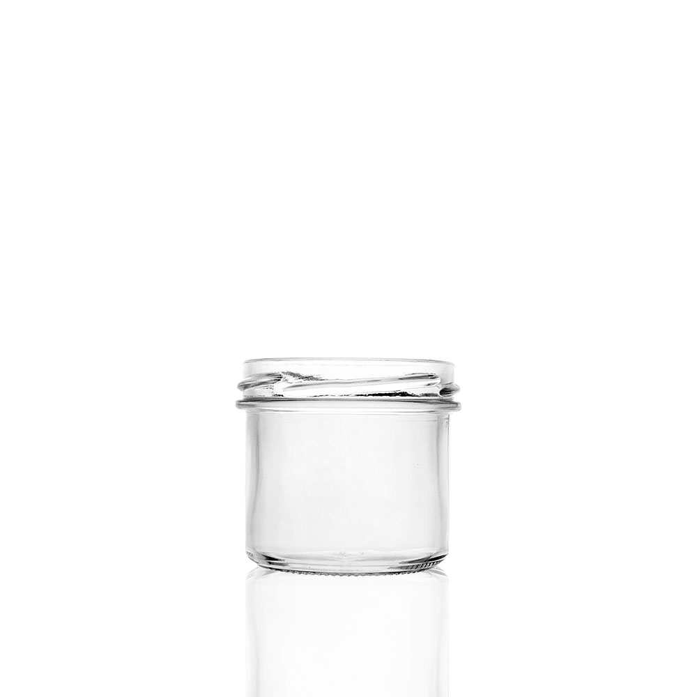 Sturzglas,125ml, zylindrisch, TO66, Weißglas