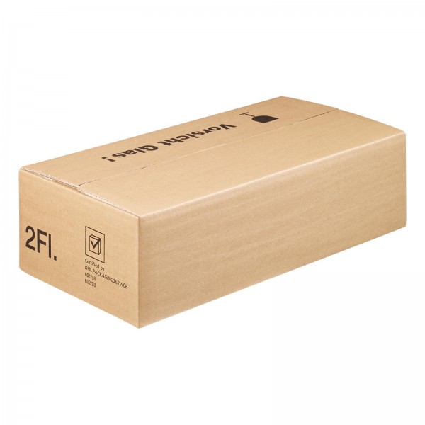 Versandkarton 2er liegend ohne Einlage Versandkarton 2er liegend ohne Einlage
