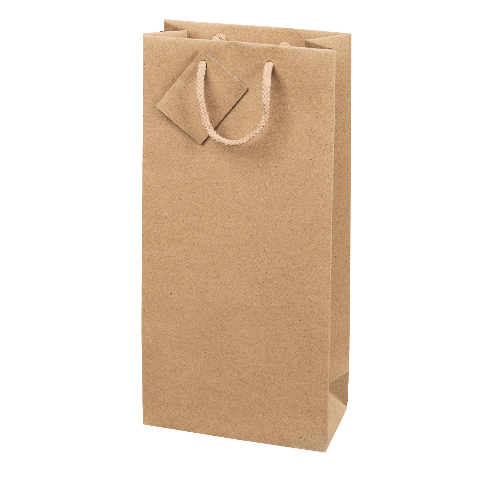 Tragetasche Kraftpapier Natura 2er