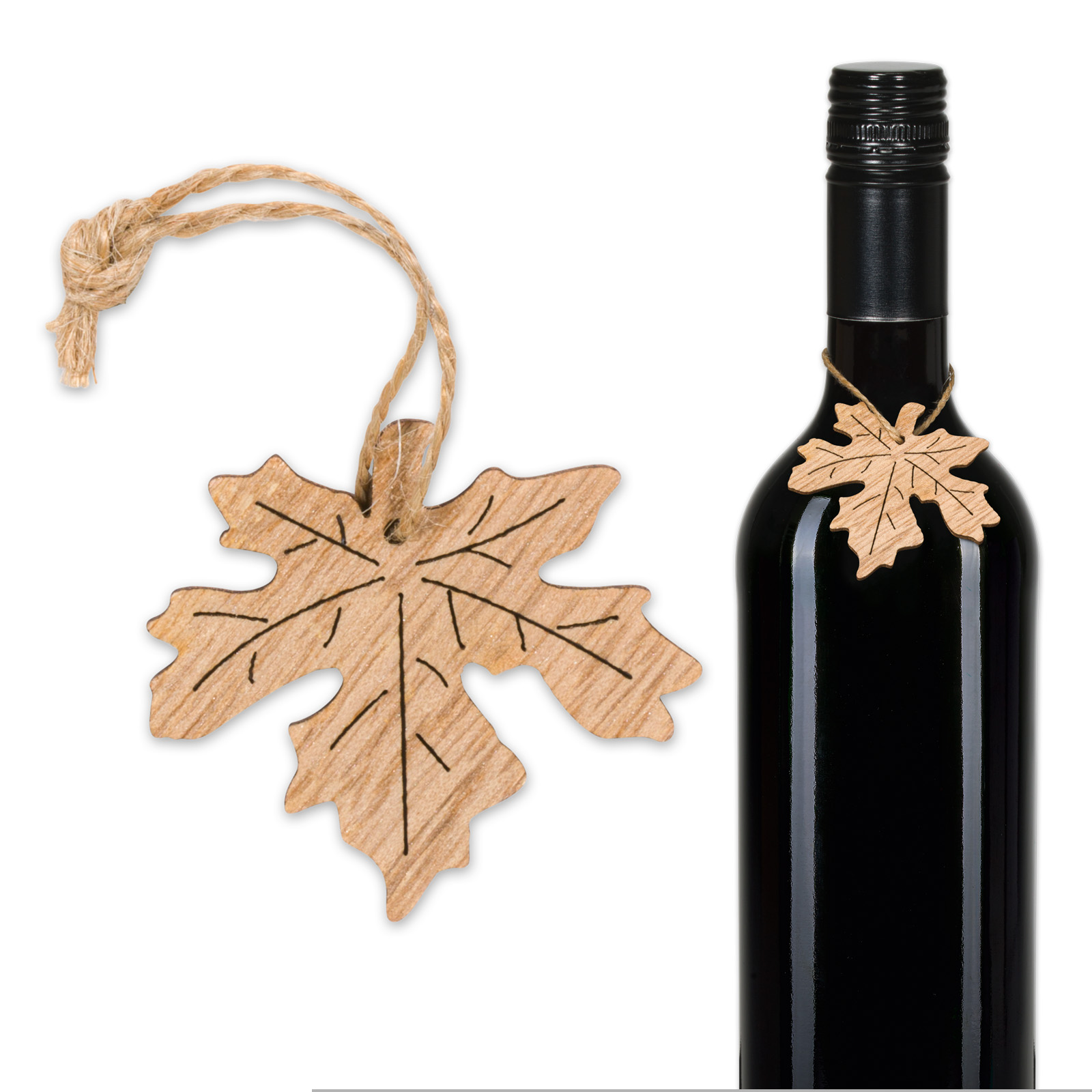 Holzanhänger Ahornblatt Natur Holzanhänger Ahornblatt Natur