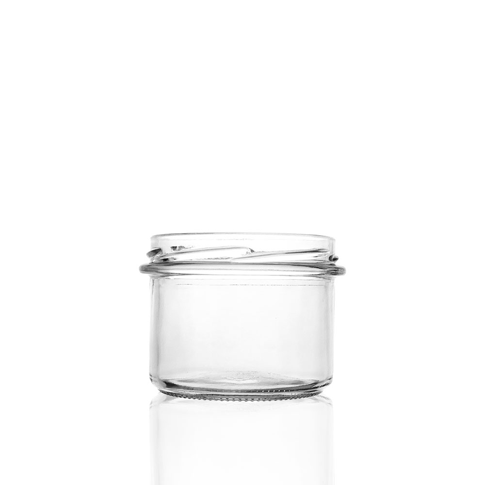 Sturzglas 235 ml, zylindrisch, TO82, Weißglas