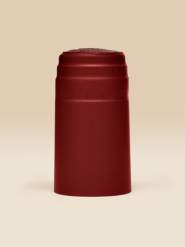 Weinkapsel PVC Kombi 31,3x60mm granatrot