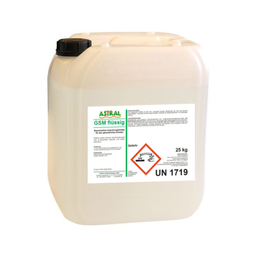 GSM Geschirrspülmittel flüssig 25kg GSM Geschirrspülmittel flüssig 25kg